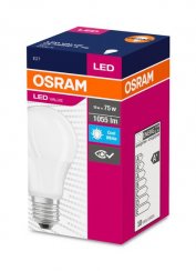 Žiarovka OSRAM® LED FR 075 (ean3404) non-dim, 10W/840 E27 4000K Value CLASSIC A