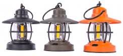 Svetilka Strend Pro Camping NX1069, lanterna, RETRO, mix barv, 200 lm, 3xAAA, prodajna škatla 6 kos, lampion