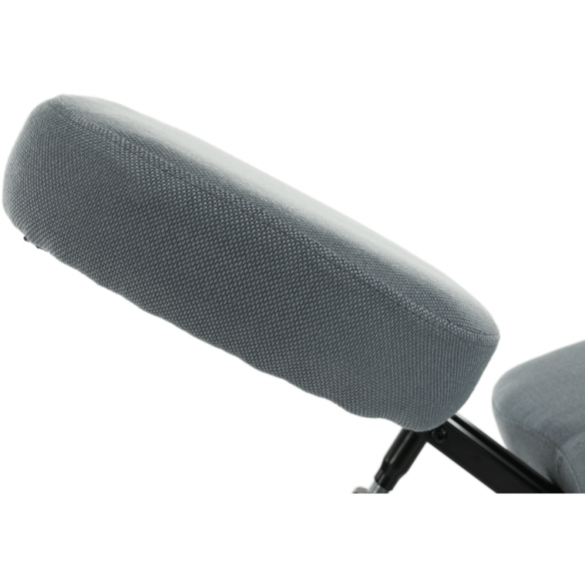 Ergonomska stolica za klečanje, svijetlo siva/crna, KILIAN