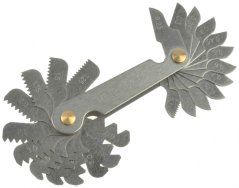 Skala zur Messung der Gewindesteigung, 24-teilig, M0,25-6,0 mm, GEKO