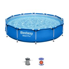 Basen Bestway® Steel Pro™, 56681, pompa, 3,66x0,76 m (akce)