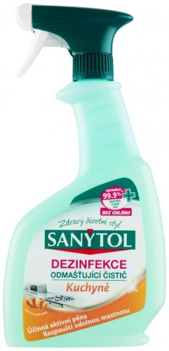 Sanytol dezinfekcijsko čistilo za razmaščevanje, za kuhinjo, citrusi, 500 ml