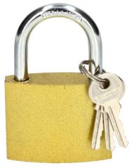 Lacăt din fontă, color AB-60 mm, XL-TOOLS