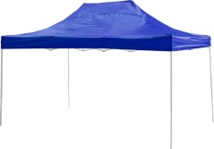 Šator FESTIVAL 30, 3x3 m, plavi, profesionalni, UV-otporan lim, bez zida