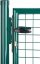 Brama Strend Pro METALTEC ECO 2, 1000/1500/50x50 mm, ościeżnica okrągła, zielona, jednoskrzydłowa, ogrodowa, ZN+PVC, RAL6005