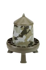 Geflügelfutterautomat UH 4kg auf Beinen, CAMOUFLAGE-Dekor