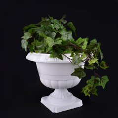 Blumentopf UH o28cm AMFORA weiß