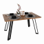 Jedálenský stôl, dub/čierna, 140x80 cm, PEDAL