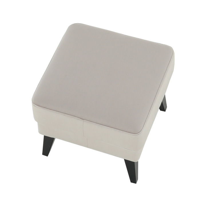 Hocker, creme/schwarz, RODEZA