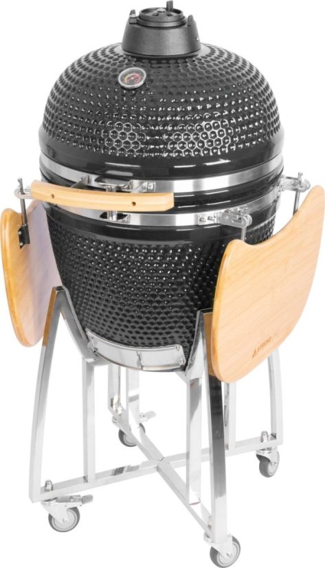 Grill Strend Pro Kamado Egg 21";, Durchmesser 46,7 cm, Grillhöhe 91 cm, schwarz, 130x73x122 cm