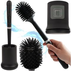 Perie de baie din silicon negru Ruhhy 25882 (acțiune)