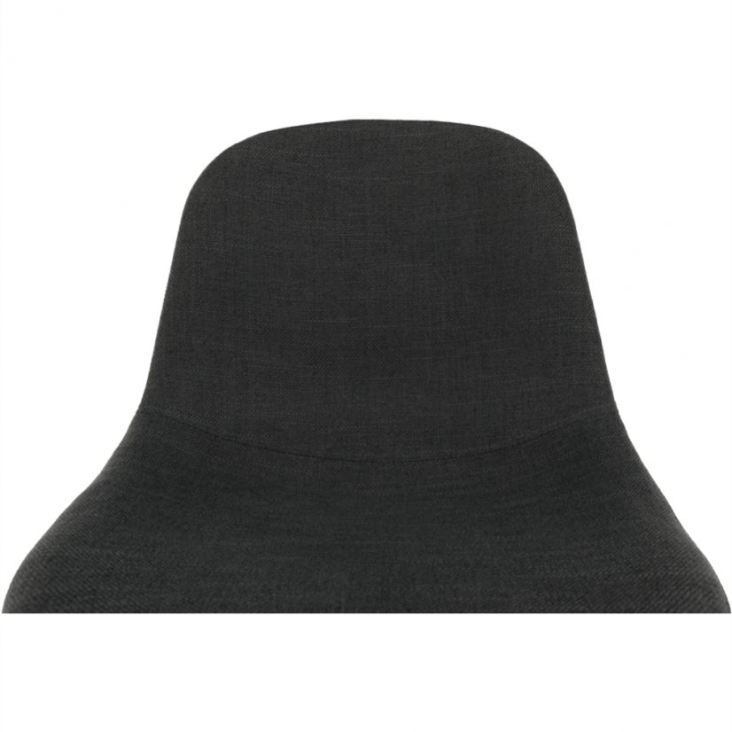 Barhocker, dunkelgrauer Stoff/Metall, MARIOLA 2 NEU