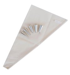 Vrecko/sáčok cukrársky bavlna 37cm+ 5 špičiek KLC