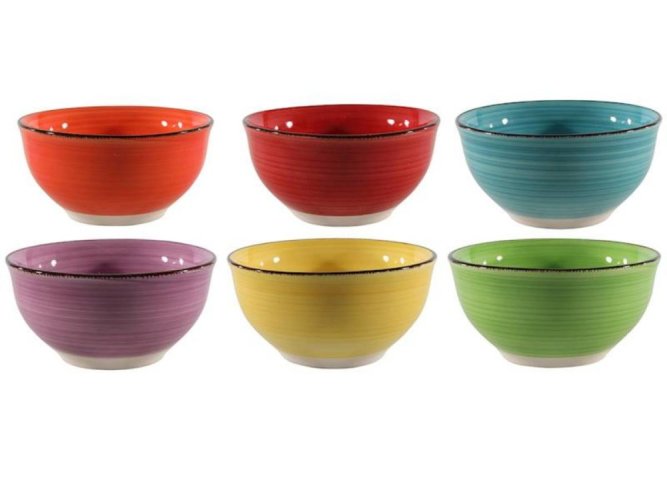 Miska keramická RAINBOW 12cm, mix farieb