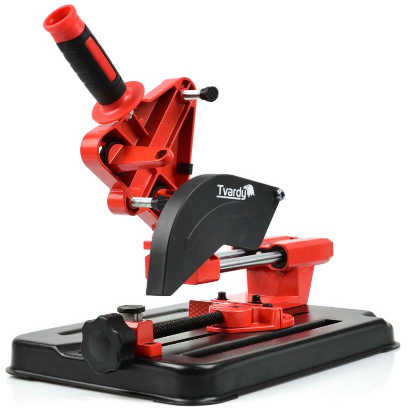 Ständer für Winkelschleifer 115–125 mm mit Vorschub, Neigung 0–45°, HART