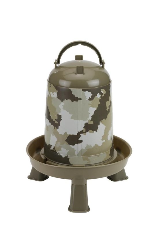 Geflügeltränke UH 5L auf Beinen, Dekor CAMOUFLAGE