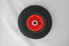 Kółko HT2500 PU 3.00-4, do wózka, pełne (akce)