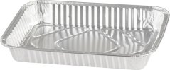 Miska MagicHome, 31,5x21,3x4,4 cm, grilovacia, 3 ks, Alu