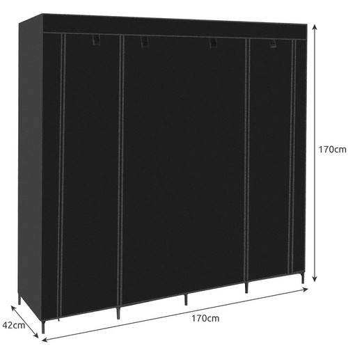 Sklopivi platneni ormar 170x170cm Ruhhy 23740 (akce)