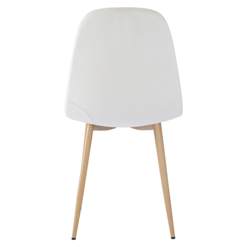 Stuhl, beige Dulux Velvet Stoff/Buche, LEGA NEU - SALE