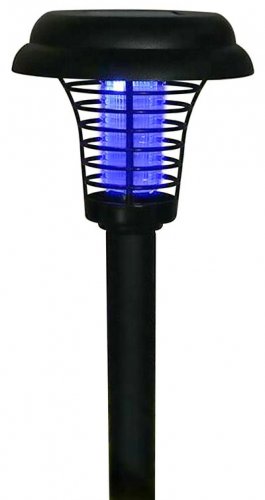 Lampa Strend Pro MOKI 57, proti hmyzu a komárom, solárna, UV LED, 13x42 cm, AA
