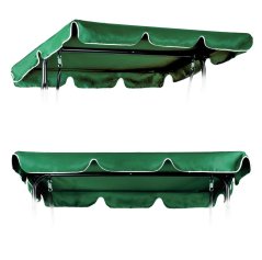 Balansoar de grădină 200 x 120 cm acoperire impermeabilă verde MultiGarden