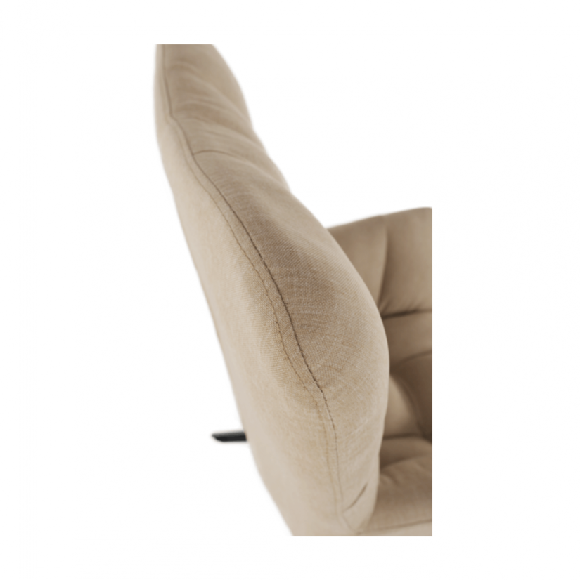 Designer-Drehstuhl, beige/schwarz, KOMODO