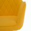 Uredska stolica, tkanina žuto/bijela, SANTY
