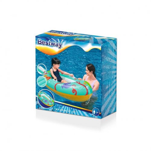 Łódka Bestway® 34009, Happy Crustacean, dziecięca, nadmuchiwana, 1,19x0,79m