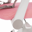 Rastoči stol s podstavkom in naramnicami, roza/bel, ANAIS