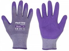 FLASH GRIP LAVENDER védőkesztyű, latex, 6-os méret (akce)