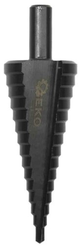 Vrták stupňovitý 4-32 mm do plechu, HSS TiAIN krok 2mm, rovná drážka, GEKO