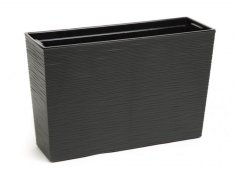 Virágláda 19x56x36,5 cm WERBENA DLUTO UH antracit betéttel