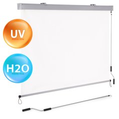 Vertikálna rolovacia markíza s kľukou, balkón, terasa, altánok, béžová, MultiGarden