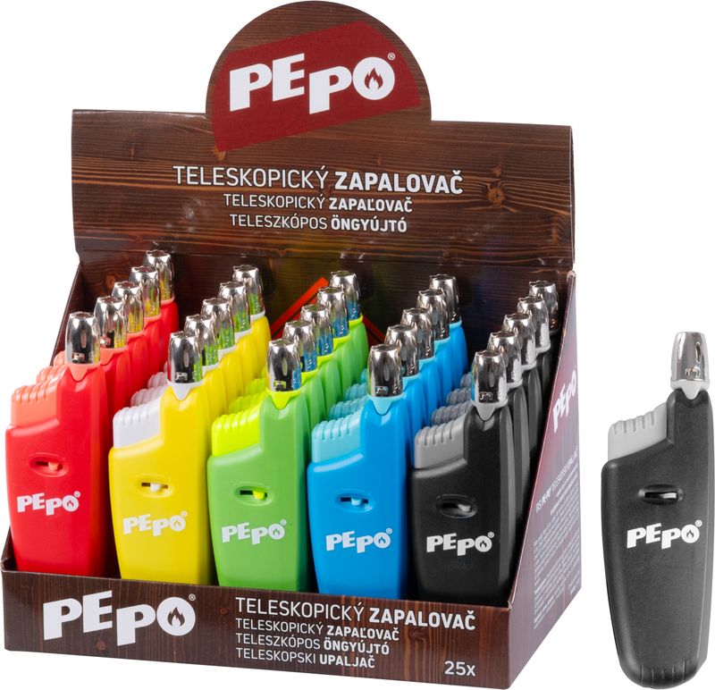 Upaljač PE-PO®, teleskopski, plinski, sellbox