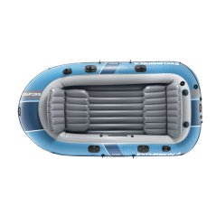 Inflatable boat Excursion 4, 4-person, with pump, 2 oars and bag, INTEX 66324 (akce)
