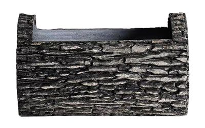 Doniczka Strend Pro Woodeff, orzech, 22x35 cm, skrzynka, łodyga, imitacja drewna