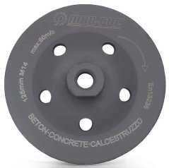 Ściernica diamentowa 125 mm TURBO z gwintem M14, do betonu, MAR-POL (akce)