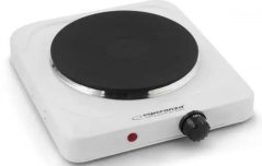 Varič elektrický biely jednoplatnička PINATUBO 1500W KLC