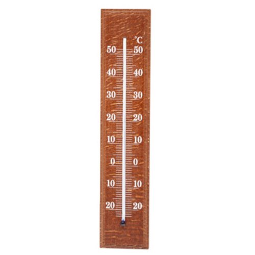Drewniany termometr pokojowy 29 cm KLC