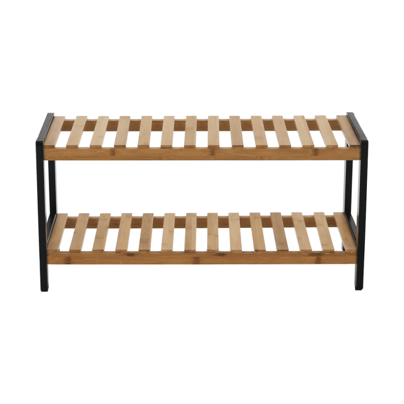 Schuhregal, natur/schwarz, KONTRE