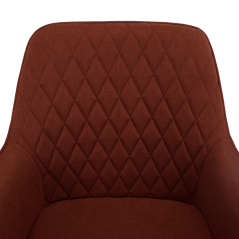 Design-Sessel, braun/schwarz, OSKOR