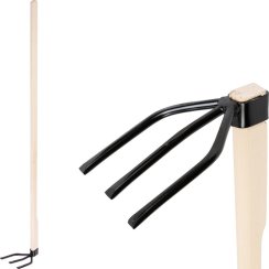 Hoe Strend Pro, 3 sarkos, fa nyél 120 cm