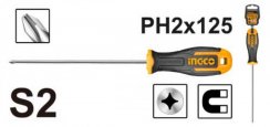 Phillips odvijač 6x125mm PH2 S2 INGCO Industrial KLC