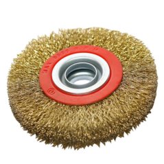 Forgó körkefe, hullámos 125 mm-es tárcsákhoz. darálók