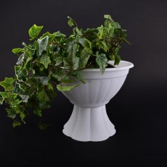 Blumentopf UH o32,5cm AMFORA weiß