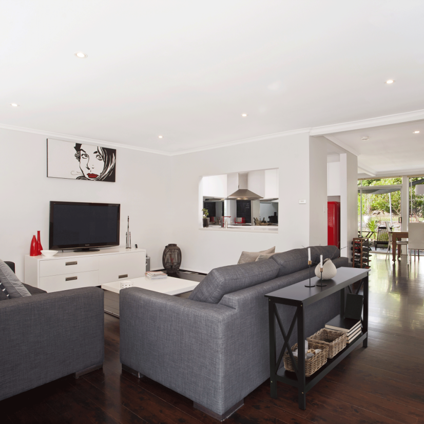 Konsolentisch, schwarz, APOLOS (akce)