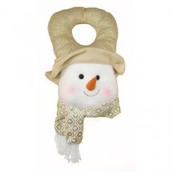 Božićni ukras MagicHome, etiketa za snjegovića, 30 cm
