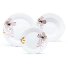 Tanier sada 18-dielna KOSATEC, extra white KLC