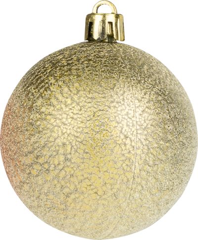 Bombki MagicHome 20 szt złote z ornamentami mix 6-17 cm